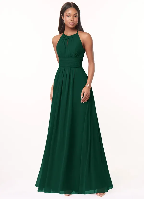 Dark_Green_Georgette_Premium_Maxi_Dress_For_Women