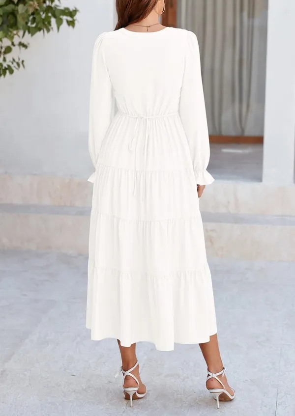 White_Georgette_Premium_Maxi_Dress_For_Women