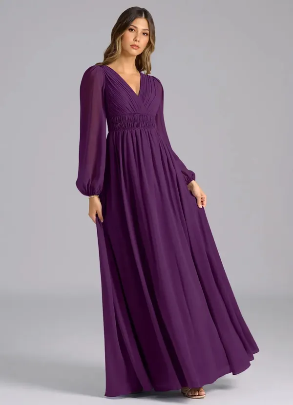 Purple_Georgette_Premium_Maxi_Dress_For_Women