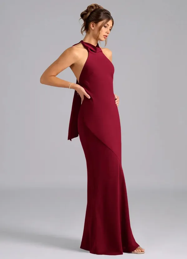 Maroon_Georgette_Premium_Gown_For_Women