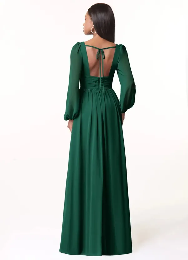 Green_Georgette_Premium_Maxi_Dress_For_Women
