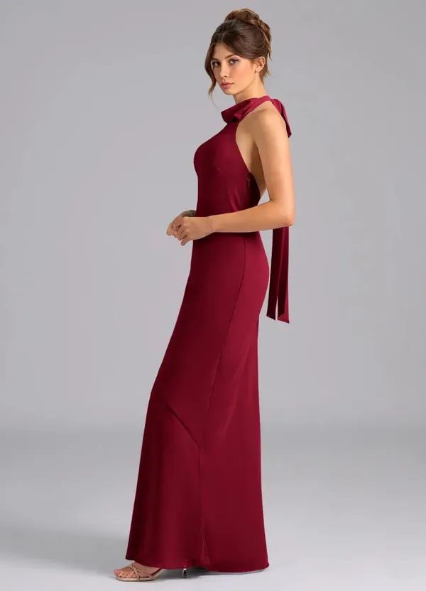 Maroon_Georgette_Premium_Gown_For_Women