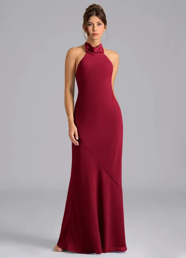 Maroon_Georgette_Premium_Gown_For_Women