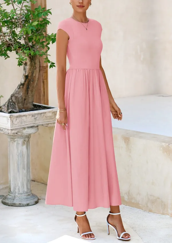 Pink_Georgette_Premium_Maxi_Dress_For_Women