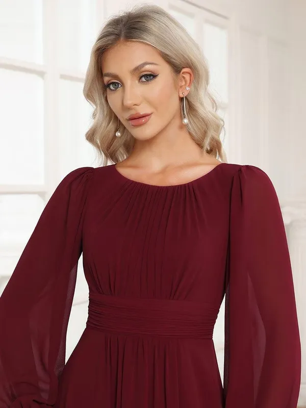 Maroon_Georgette_Premium_Maxi_Dress_For_Women