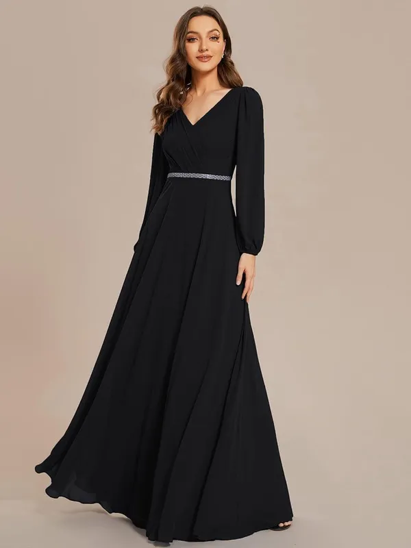 Black_Georgette_Premium_Maxi_Dress_For_Women