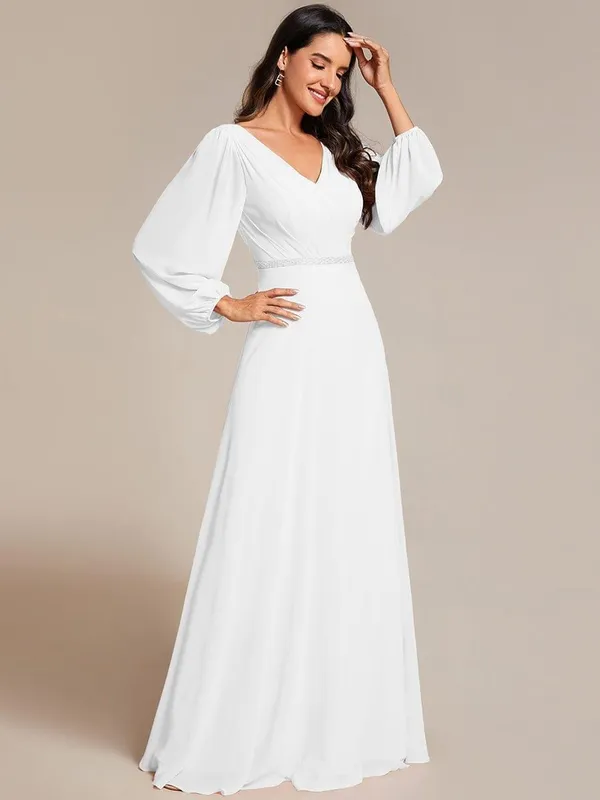 White_Georgette_Premium_Maxi_Dress_For_Women