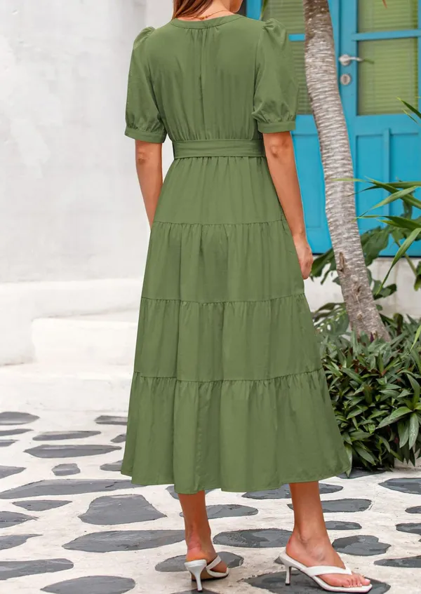 Olive_Green_Rayon_Premium_Maxi_Dress_For_Women