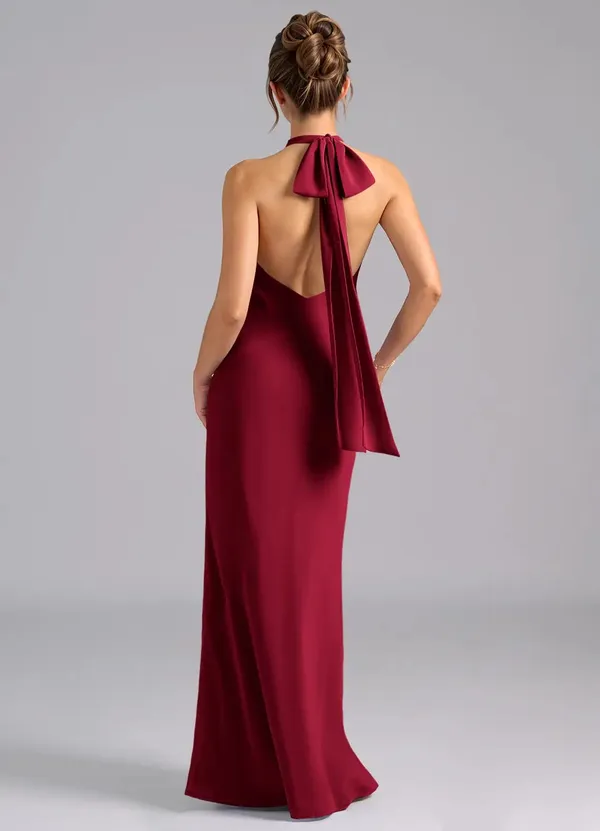 Maroon_Georgette_Premium_Gown_For_Women