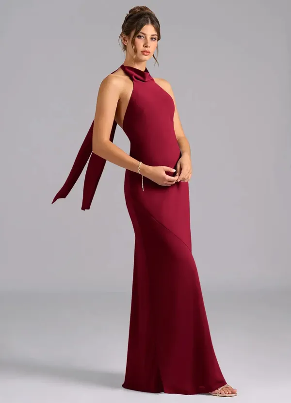 Maroon_Georgette_Premium_Gown_For_Women