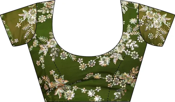 Olive_Green_Reniyal_Floral_Embroidered_Saree_For_Women