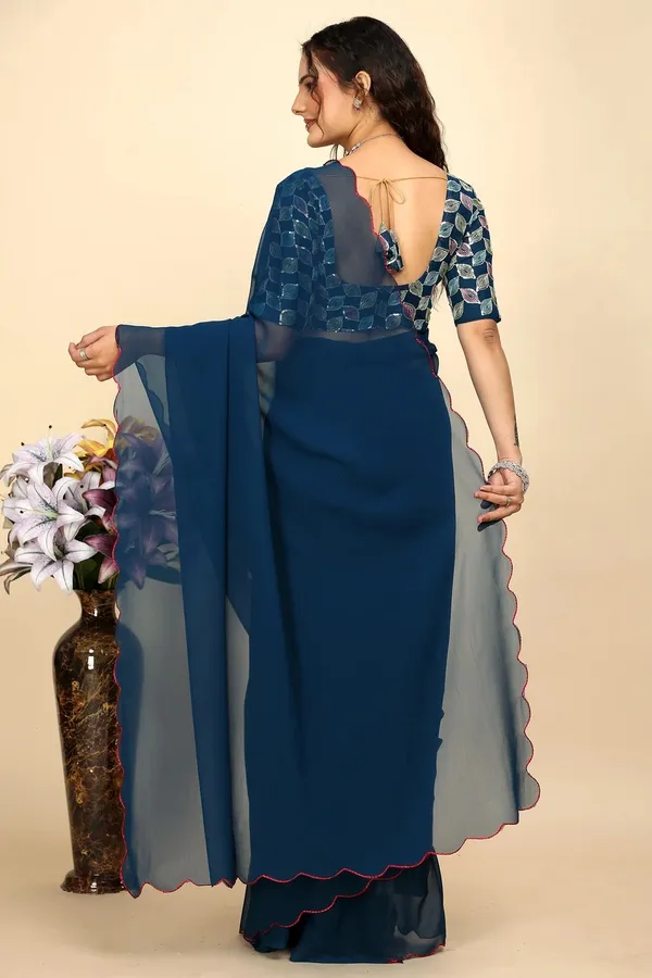 Blue_Reniyal_Embroidered_Saree_For_Women