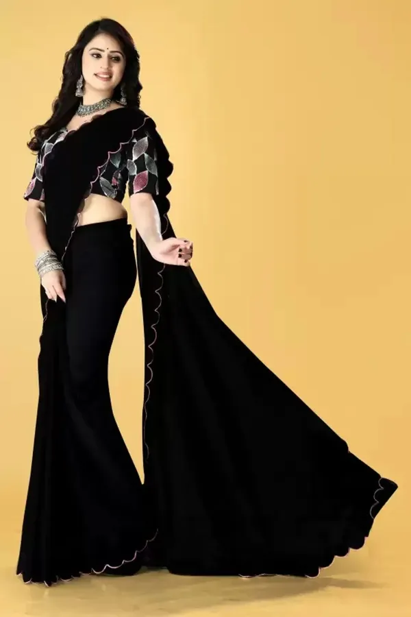 Black_Reniyal_Embroidered_Scalloped_Border_Saree_For_Women