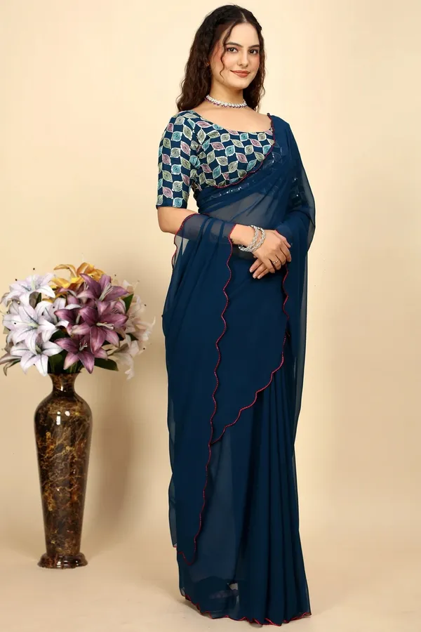 Blue_Reniyal_Embroidered_Saree_For_Women