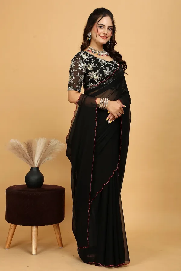 Black_Reniyal_Embroidered_Saree_For_Women