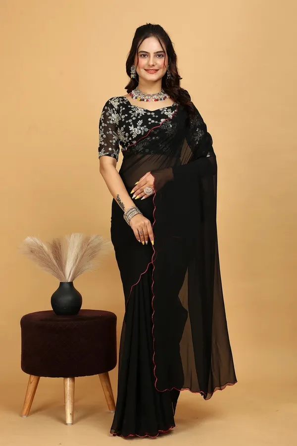 Black_Reniyal_Embroidered_Saree_For_Women