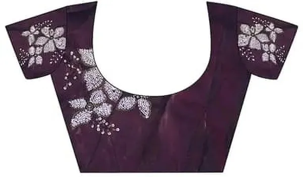 Purple_Georgette_Floral_Embroidered_Scalloped_Border_Saree_For_Women