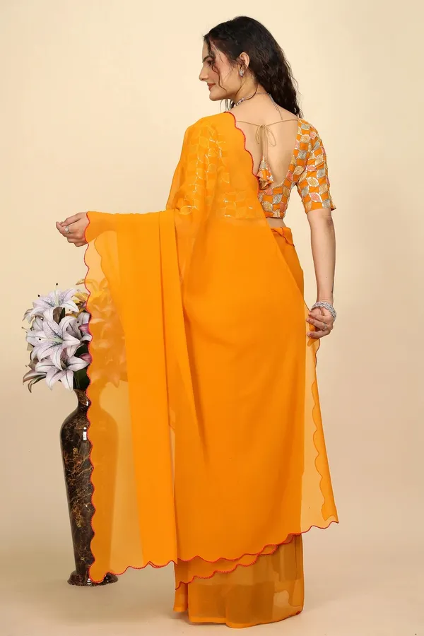 Orange_Reniyal_Printed_Leaf_Pattern_Saree_For_Women