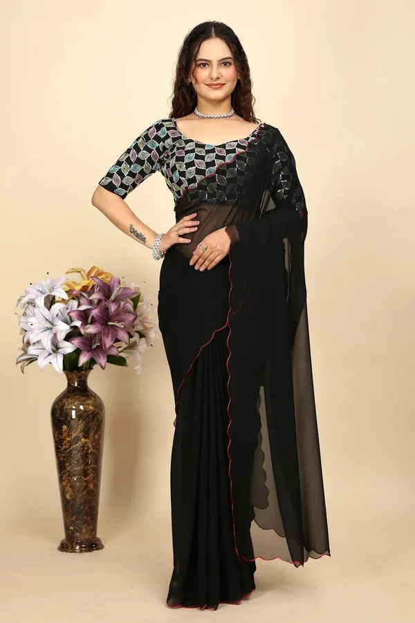 Black_Reniyal_Embroidered_Scalloped_Border_Saree_For_Women