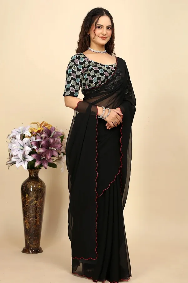 Black_Reniyal_Embroidered_Scalloped_Border_Saree_For_Women