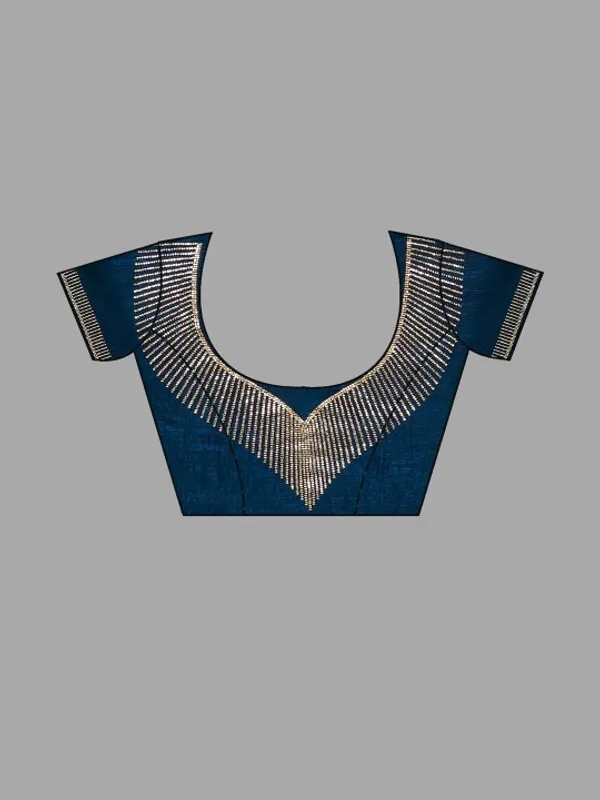 Deep_Blue_Chiffon_Embellished_Saree_For_Women