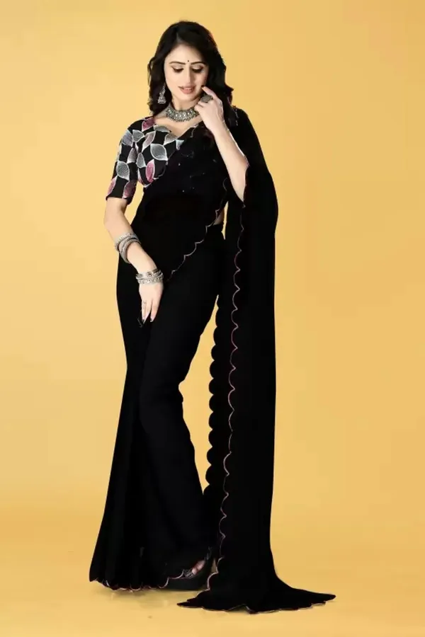 Black_Reniyal_Embroidered_Scalloped_Border_Saree_For_Women