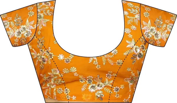 Orange_Reniyal_Floral_Embroidered_Saree_For_Women