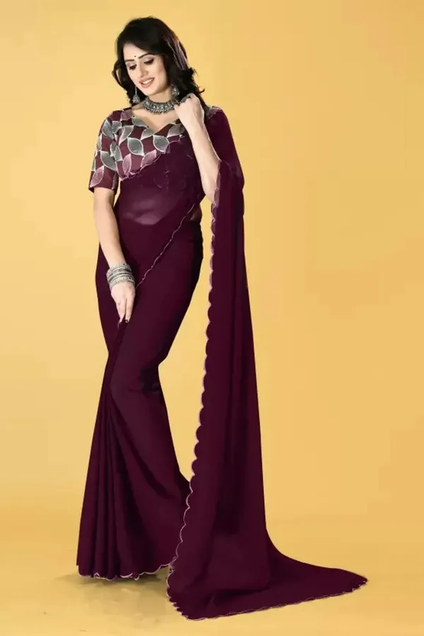 Maroon_Reniyal_Embellished_Saree_For_Women