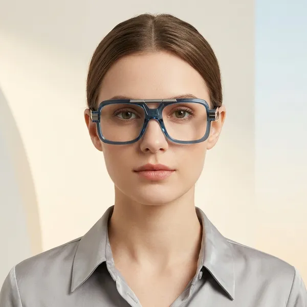 Blue_Transparent_Square_Aviator_Eyeglasses_with_Metal_Hinges