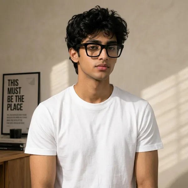 CHONKI_Black_Oversized_Square_Frame_Eyeglasses