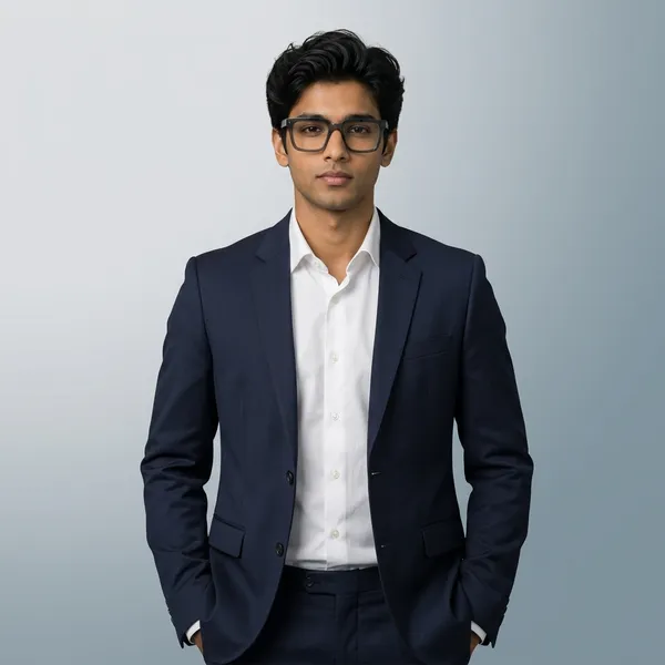 ESQUARO_Black_Oversized_Square_Frame_Eyeglasses_with_V_Logo