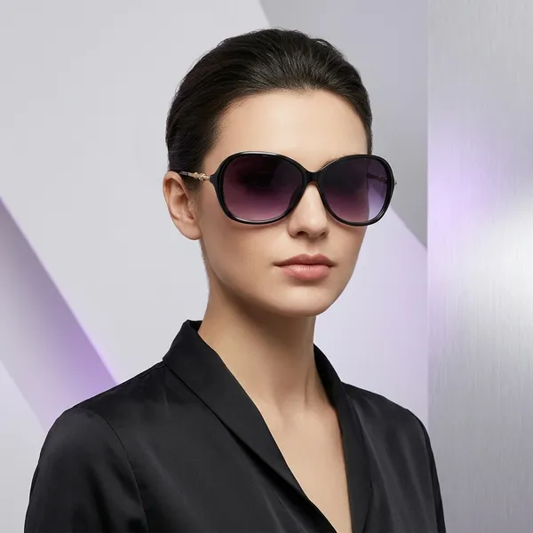 Black_Oversized_Square_Frame_Women's_Sunglasses_With_Gold_Accents
