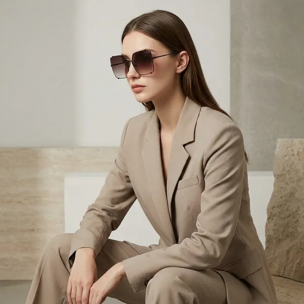 Oversized_Square_Gradient_Sunglasses_for_Women_-_Brown_Tinted_Lens_with_Thin_Metal_Frame