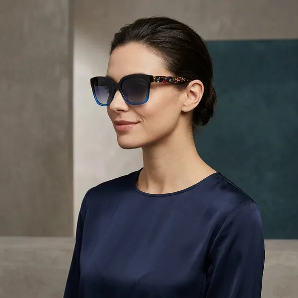Stylish_Black_&_Blue_Gradient_ACETATE_Sunglasses_with_Floral_Print_Temples