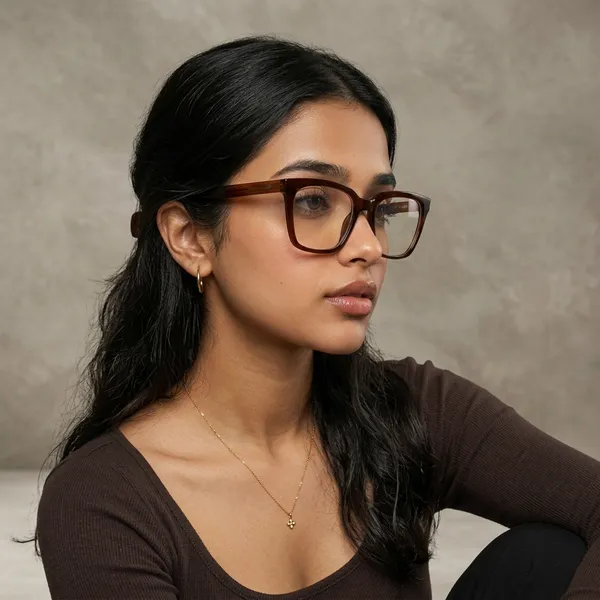 MEOW_Brown_Acetate_Square_Frame_Blue_Light_Blocking_Eyeglasses