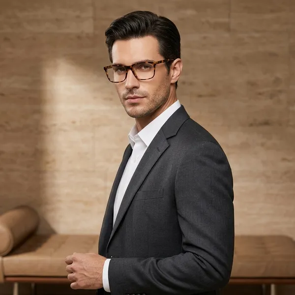Tortoise_Shell_Pattern_Rectangle_Frame_Eyeglasses