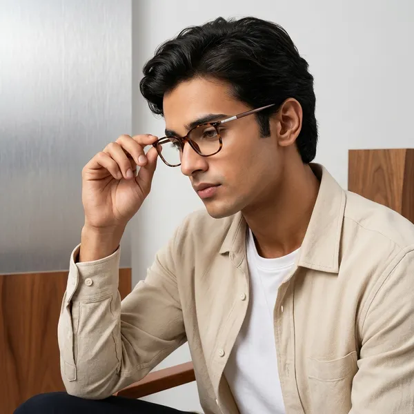SILTO_Tortoise_Brown_Rectangular_Frame_Eyeglasses_with_Slim_Temples