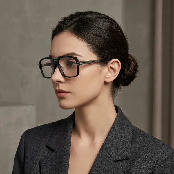 Retro_Square_Frame_Clear_Lens_Eyeglasses_with_Metal_Temple_Accents