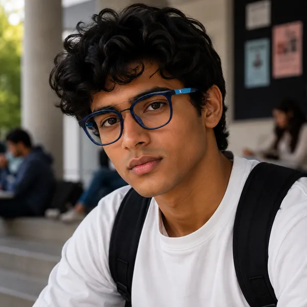 LEO_Blue_Rectangular_Frame_Eyeglasses_with_Clear_Lenses