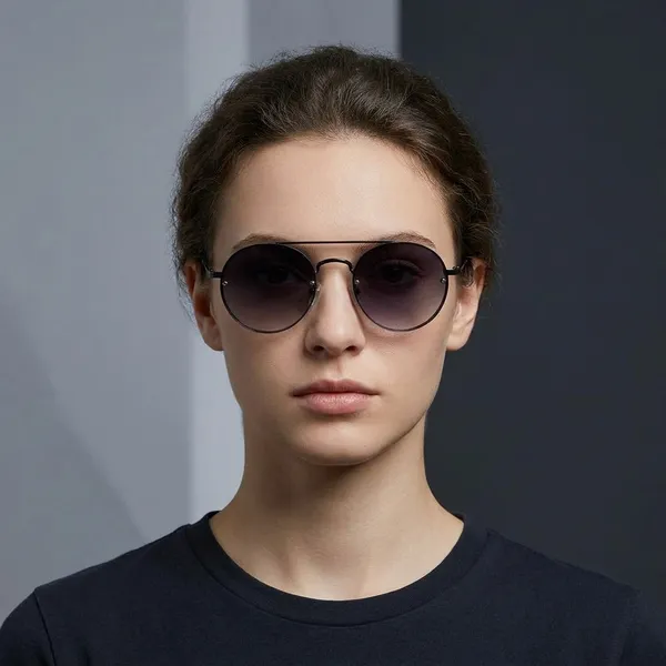 Rimless_Round_Gradient_Sunglasses_with_Double_Bridge_-_Black_Frame