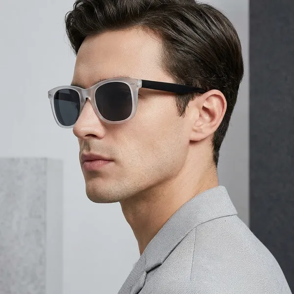 Frosted_White_Frame_Sunglasses_with_Black_Temples