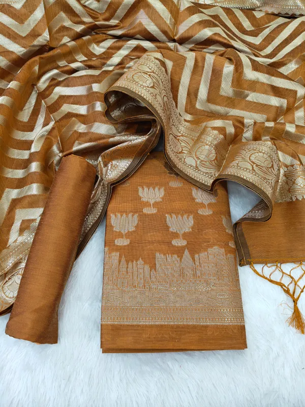 Premium_Mustard_Banarasi_Jacquard_Suit_Set_with_Woven_Dupatta_–_Unstitched_3_Piece
