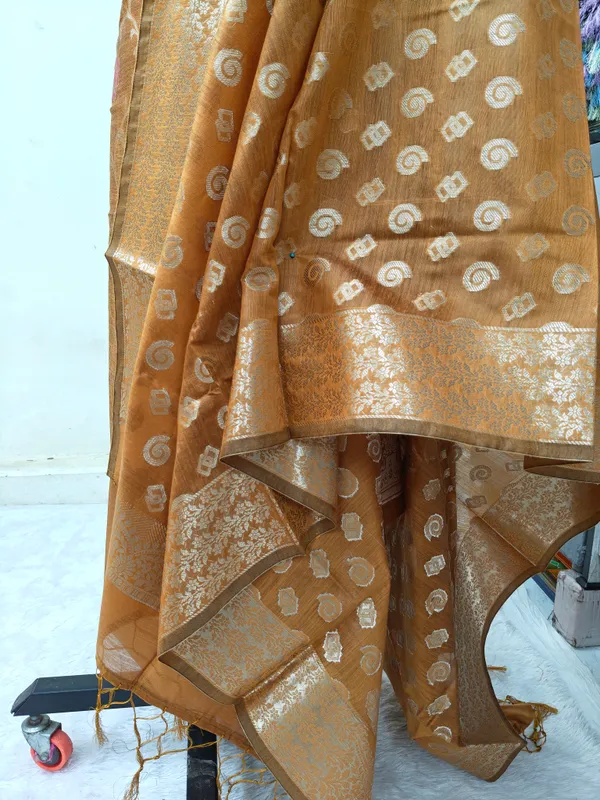 Golden_Mustard_Banarasi_Silk_Unstitched_Suit_Set_with_Dupatta