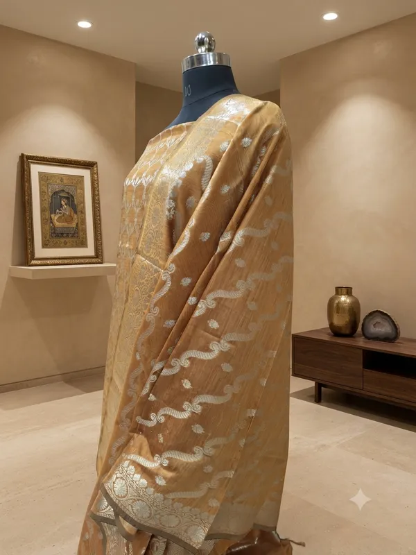 Royal_Mustard_Banarasi_Silk_Unstitched_Suit_Set_with_Dupatta