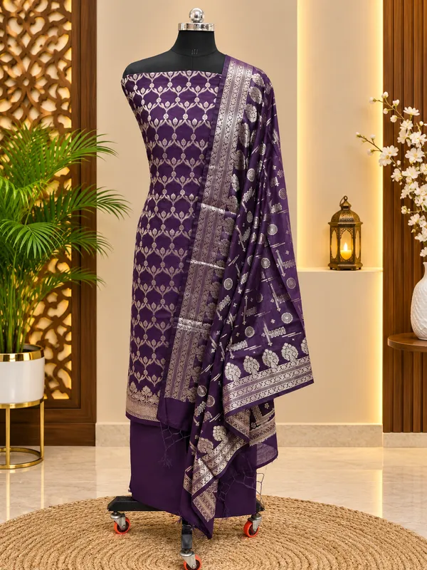 Royal_Purple_Banarasi_Silk_Unstitched_Suit_Set_with_Dupatta