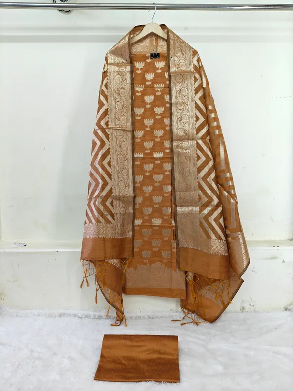 Premium_Mustard_Banarasi_Jacquard_Suit_Set_with_Woven_Dupatta_–_Unstitched_3_Piece