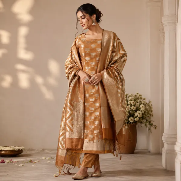 Premium_Mustard_Banarasi_Jacquard_Suit_Set_with_Woven_Dupatta_–_Unstitched_3_Piece