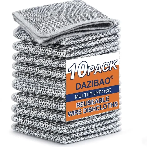 Stainless_Steel_Mesh_Cleaning_Cloth_Multi_Purpose_Kitchen_And_Home_Scrubber_Pack_Of_20