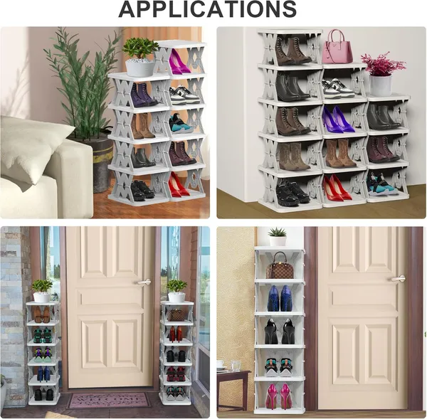 Foldable_Multi_Tier_Shoe_Rack_Storage_Organizer_White_6_Layer