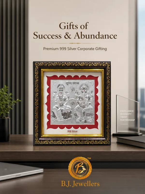 Laxmi_And_Ganesh_Wooden_Pure_Silver_Photo_Frame